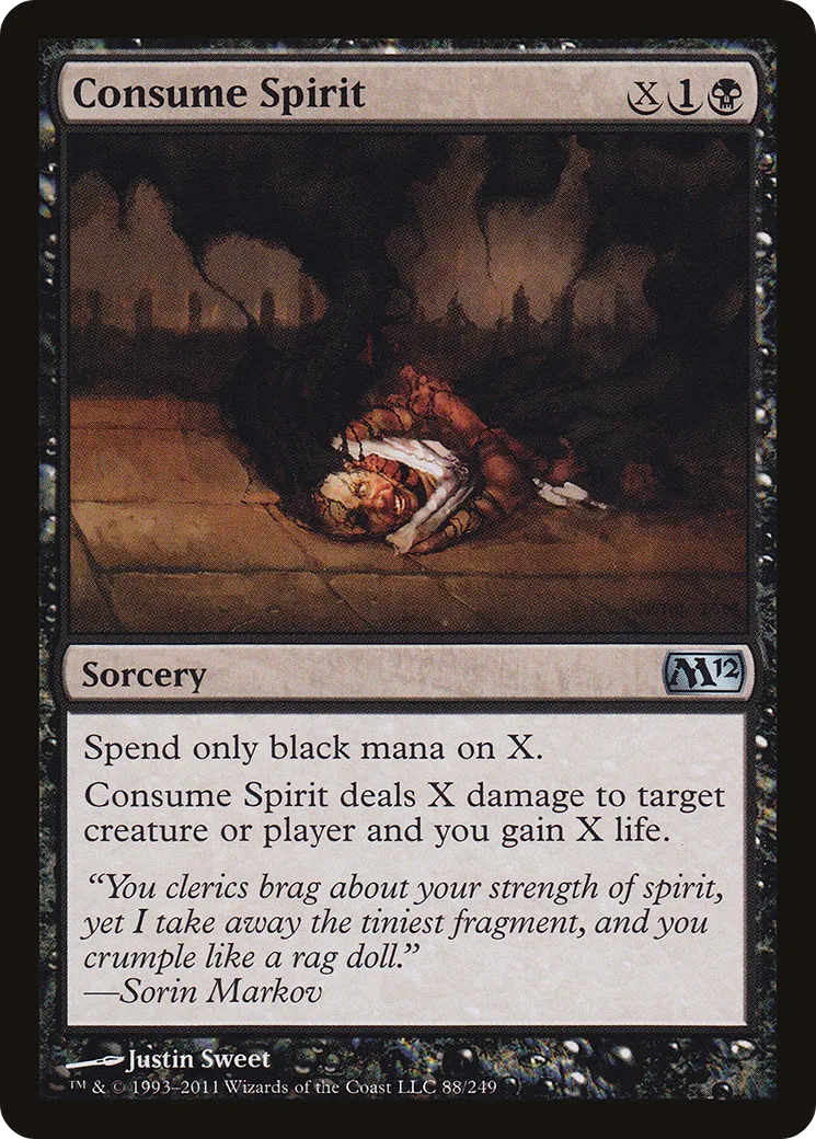Consume Spirit — Magic 2012 — Magic: The Gathering