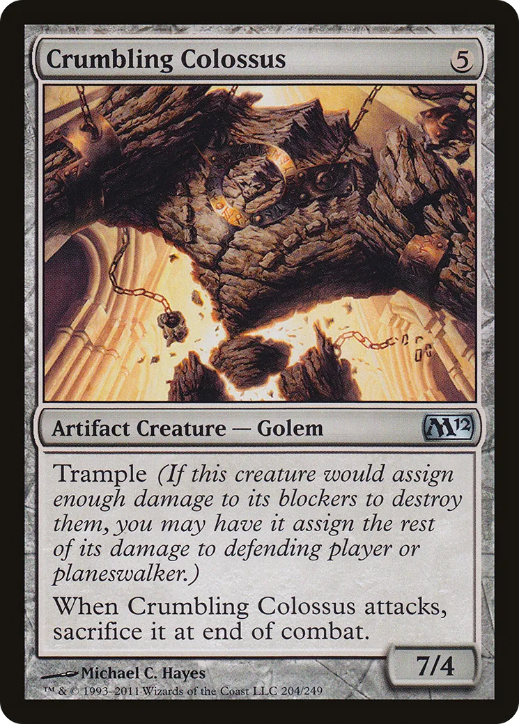 Crumbling Colossus — Magic 2012 — Magic: The Gathering