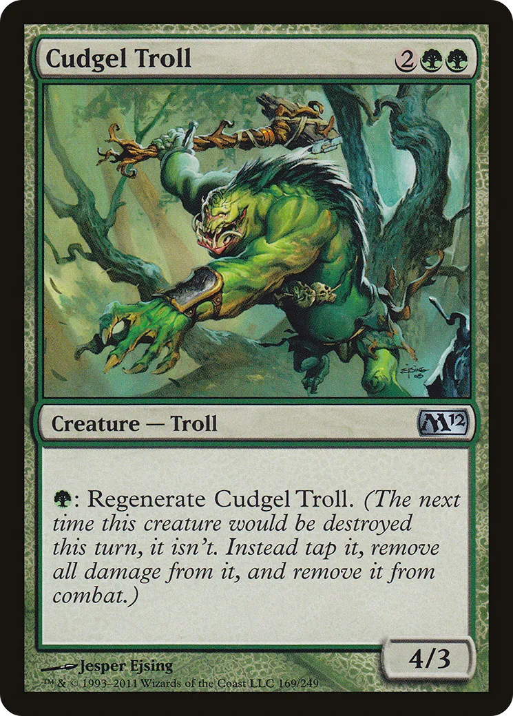 Cudgel Troll — Magic 2012 — Magic: The Gathering