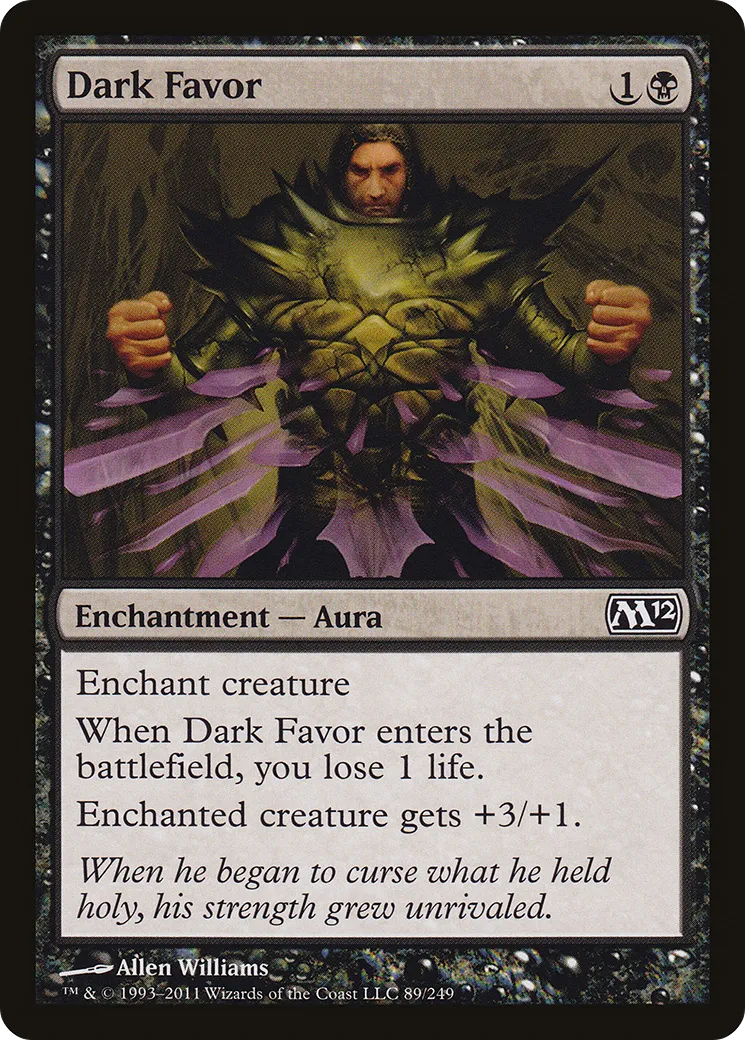 Dark Favor — Magic 2012 — Magic: The Gathering