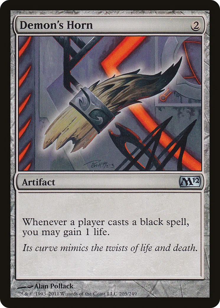 Demon's Horn — Magic 2012 — Magic: The Gathering