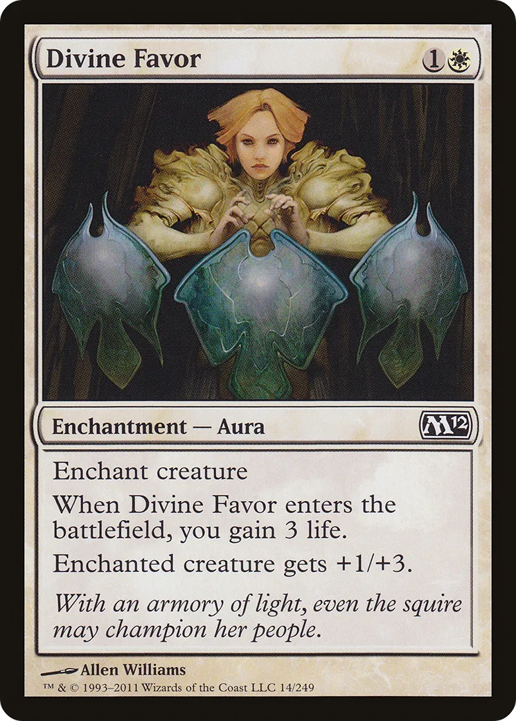 Divine Favor — Magic 2012 — Magic: The Gathering