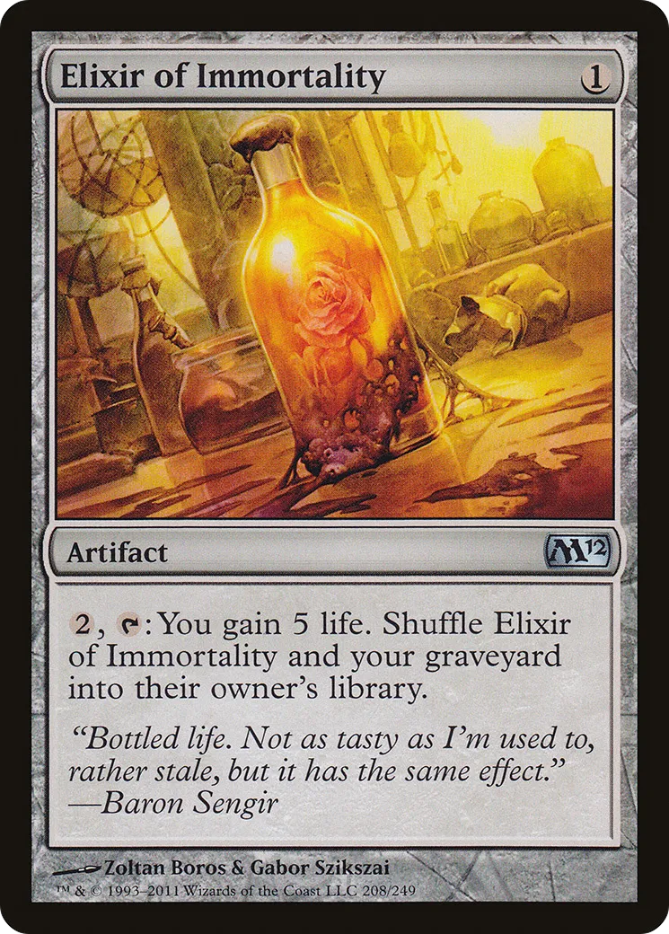 Élixir d'immortalité — Magic 2012 — Magic: The Gathering