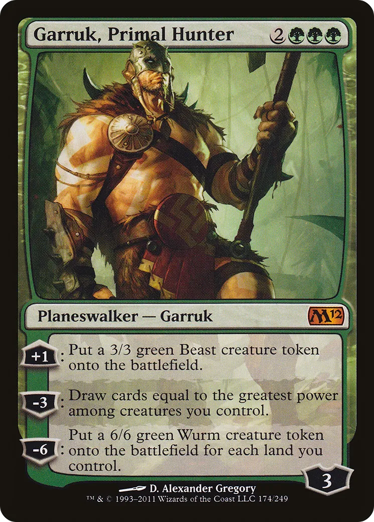 Garruk, Primal Hunter — Magic 2012 — Magic: The Gathering
