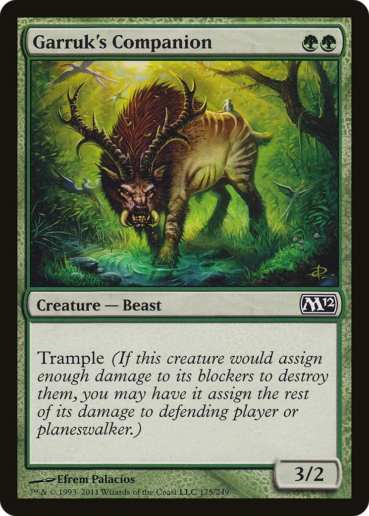 Garruk's Companion — Magic 2012 — Magic: The Gathering