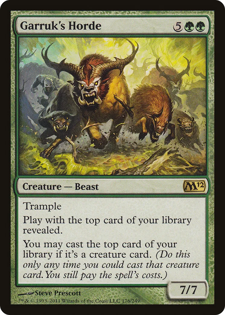 Garruk's Horde — Magic 2012 — Magic: The Gathering