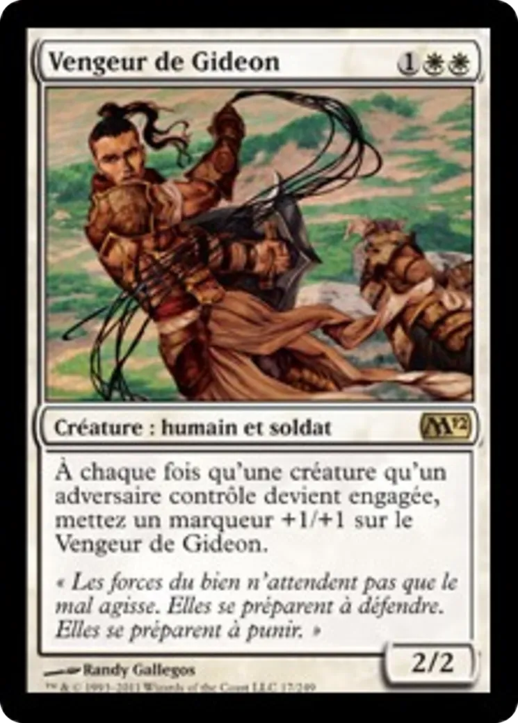 Vengeur de Gideon — Magic 2012 — Magic: The Gathering