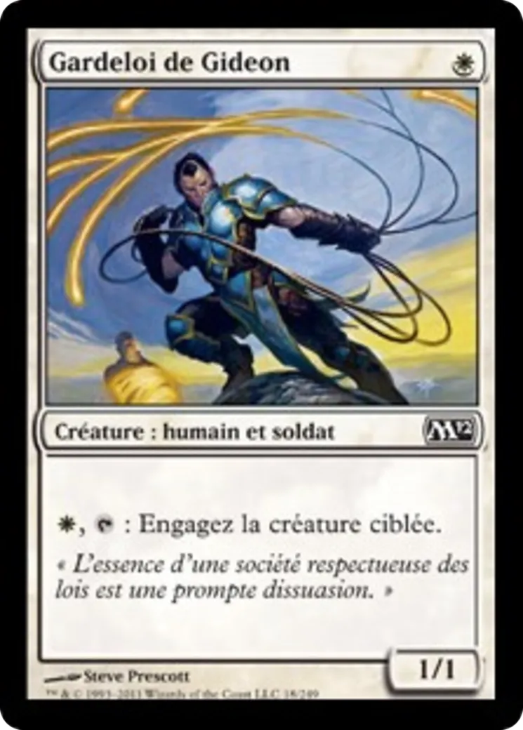 Gardeloi de Gideon — Magic 2012 — Magic: The Gathering