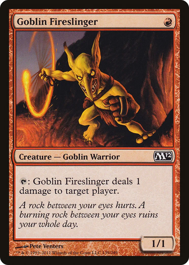 Frondeur au feu gobelin — Magic 2012 — Magic: The Gathering