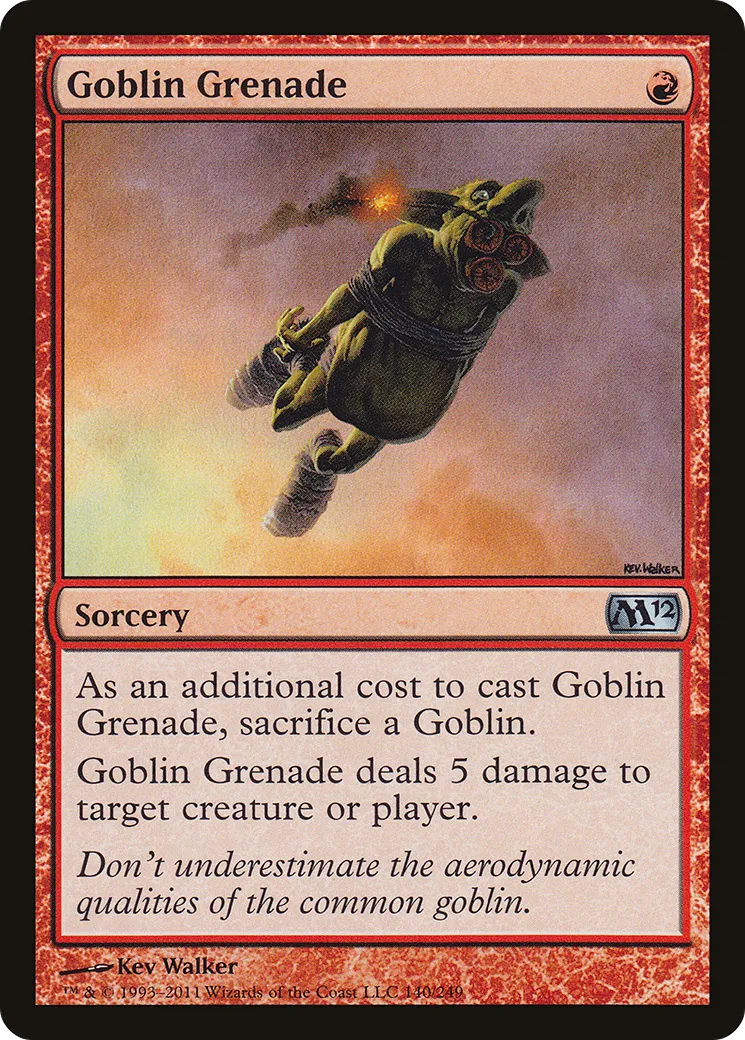 Grenade gobeline — Magic 2012 — Magic: The Gathering