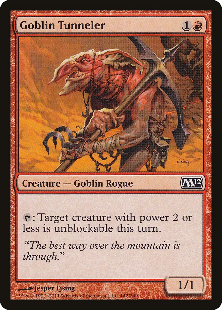 Tunnelier gobelin — Magic 2012 — Magic: The Gathering