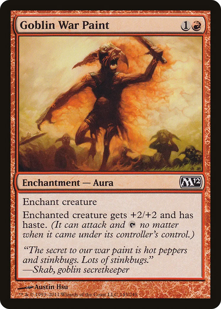 Peinture de guerre gobeline — Magic 2012 — Magic: The Gathering
