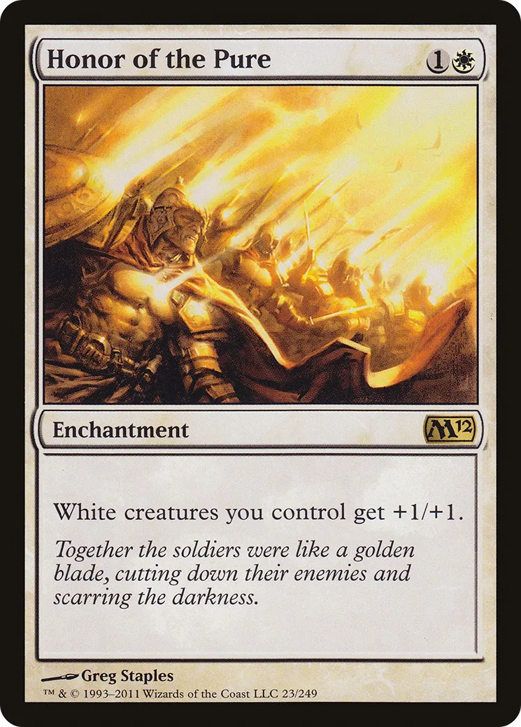Honneur des purs — Magic 2012 — Magic: The Gathering