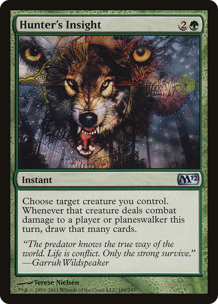 Perspicacité du chasseur — Magic 2012 — Magic: The Gathering
