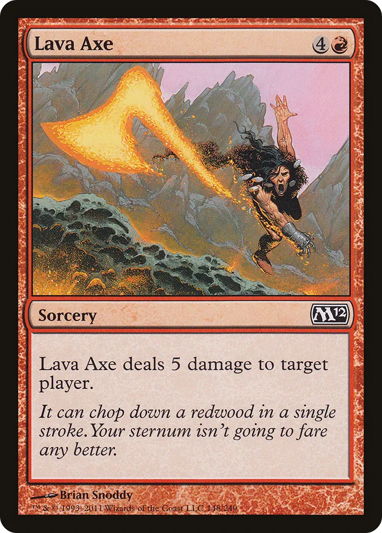 Lava Axe — Magic 2012 — Magic: The Gathering