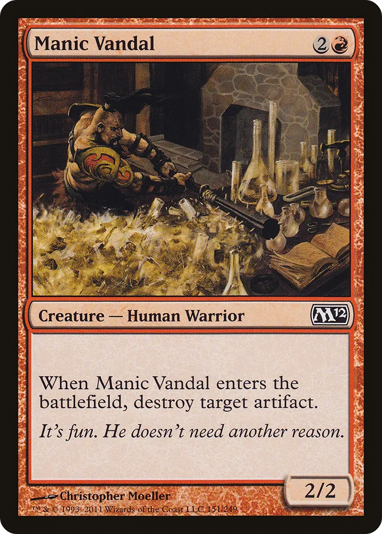 Vandale maniaque — Magic 2012 — Magic: The Gathering