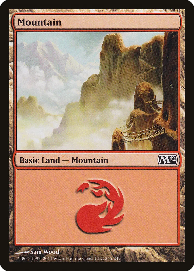 Mountain — Magic 2012 — Magic: The Gathering