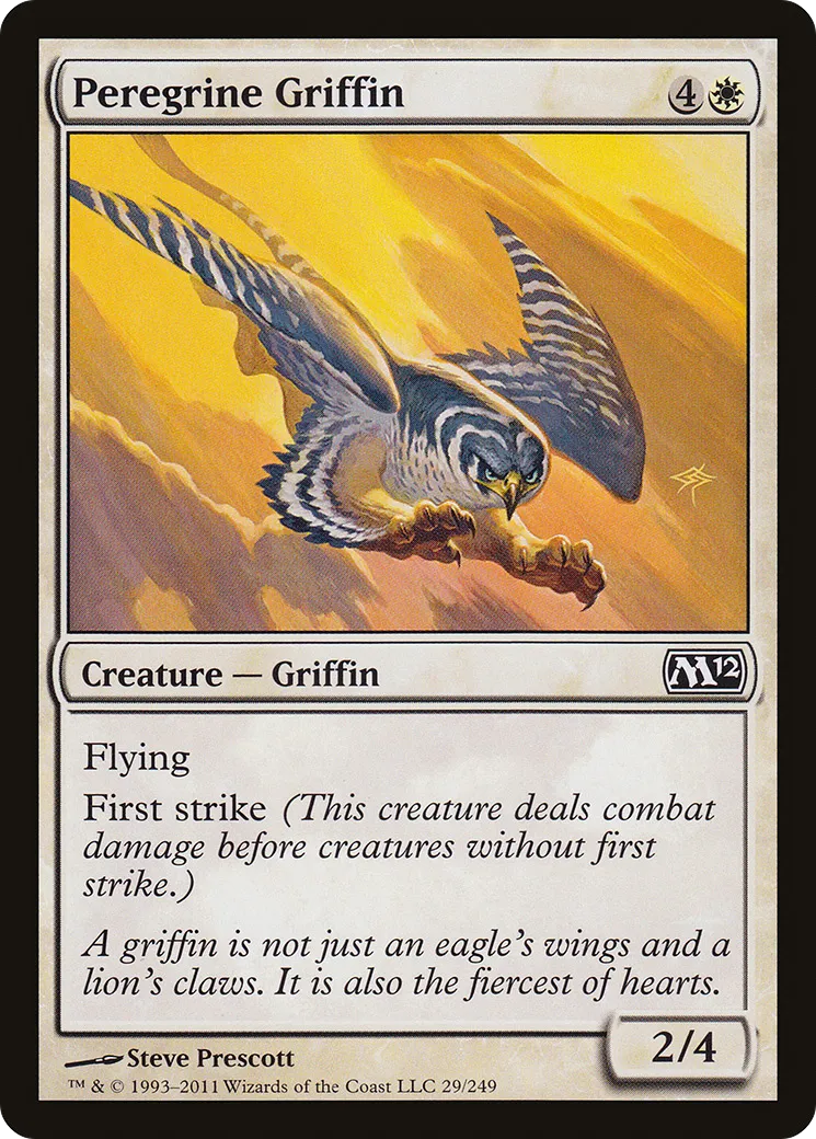 Griffon pèlerin — Magic 2012 — Magic: The Gathering