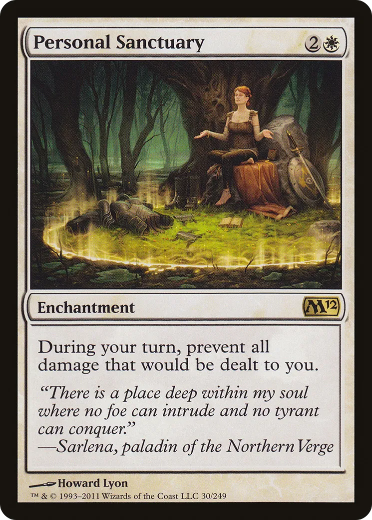 Sanctuaire privé — Magic 2012 — Magic: The Gathering