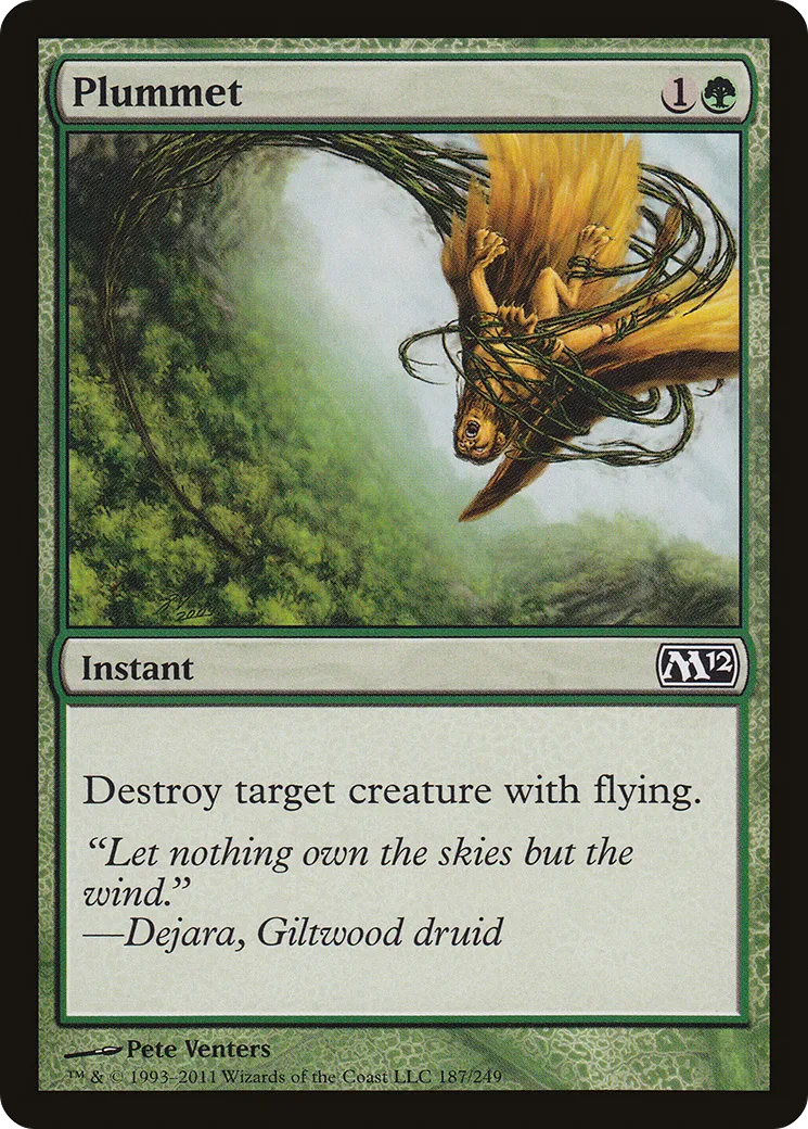 Plummet — Magic 2012 — Magic: The Gathering