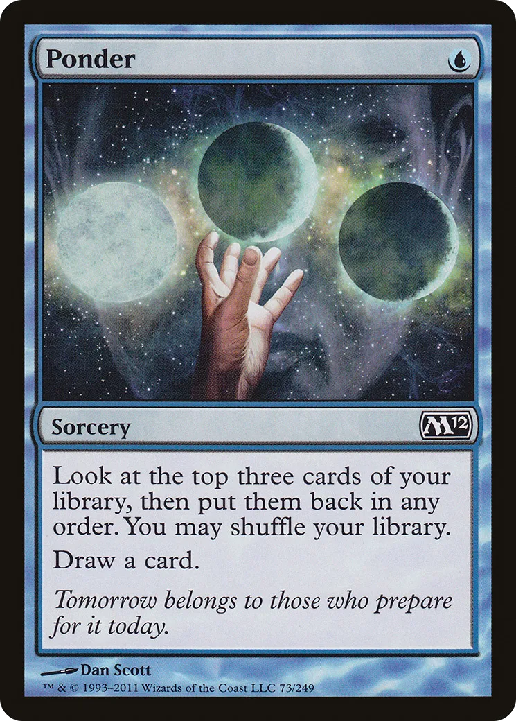 Contemplation — Magic 2012 — Magic: The Gathering