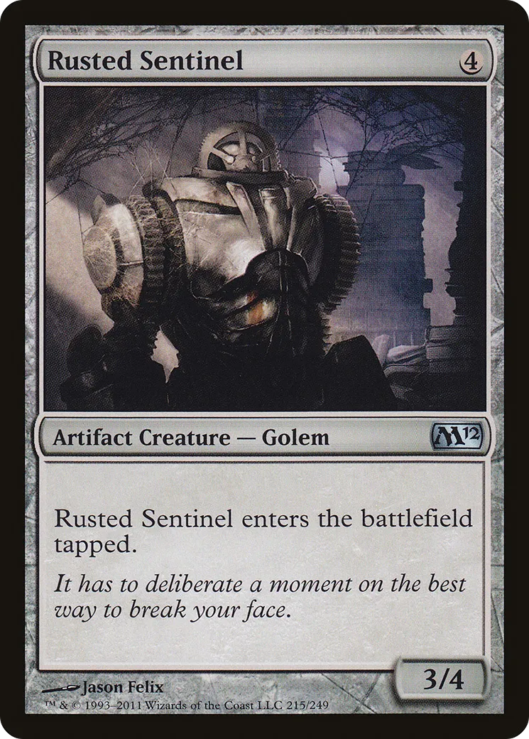 Rusted Sentinel — Magic 2012 — Magic: The Gathering