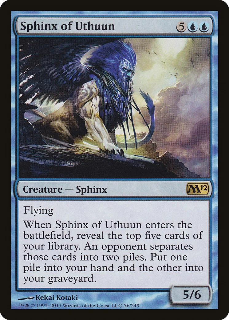 Sphinx of Uthuun — Magic 2012 — Magic: The Gathering