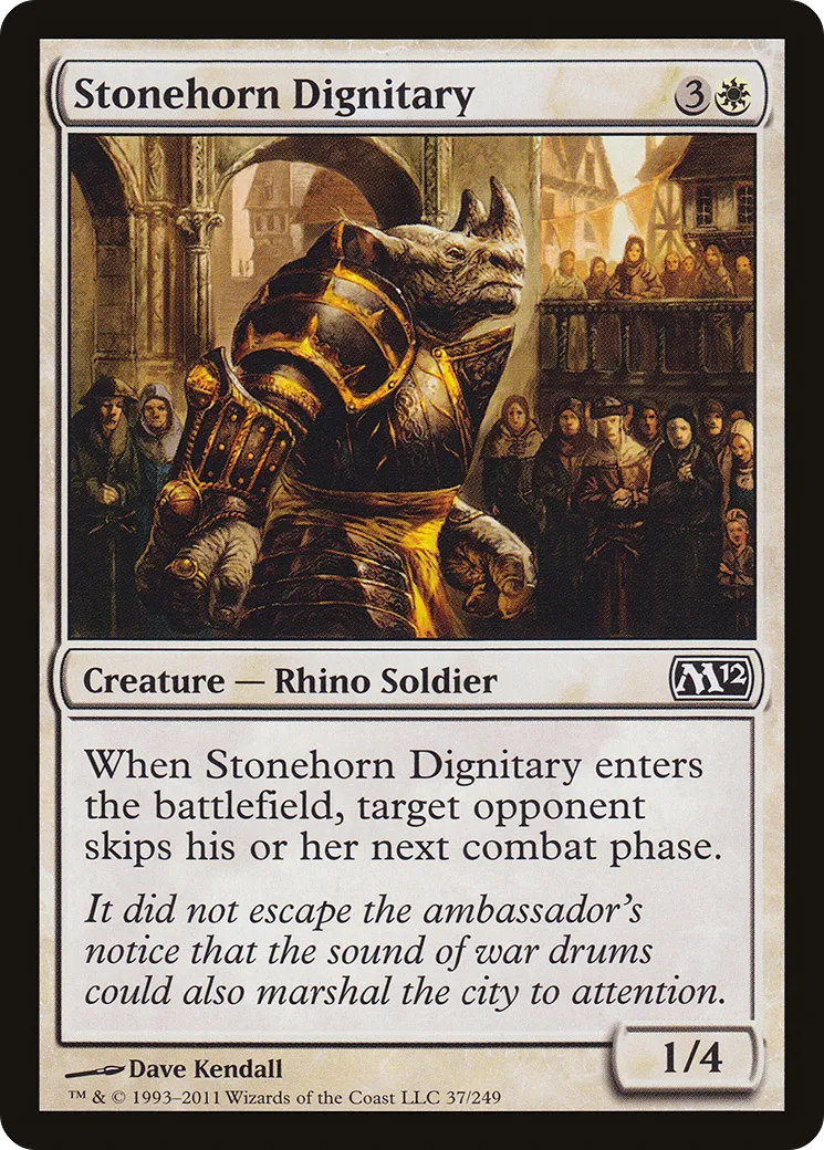 Dignitaire cornepierre — Magic 2012 — Magic: The Gathering