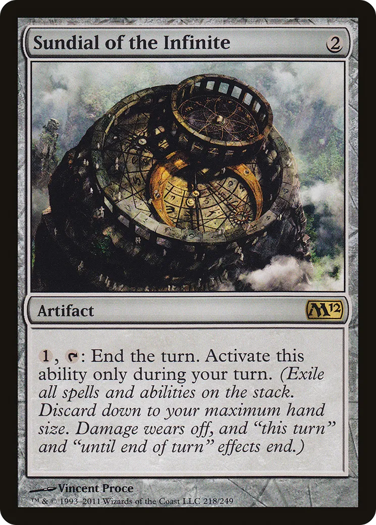 Cadran solaire de l'Infini — Magic 2012 — Magic: The Gathering