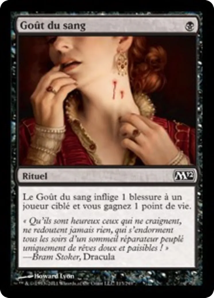 Goût du sang — Magic 2012 — Magic: The Gathering