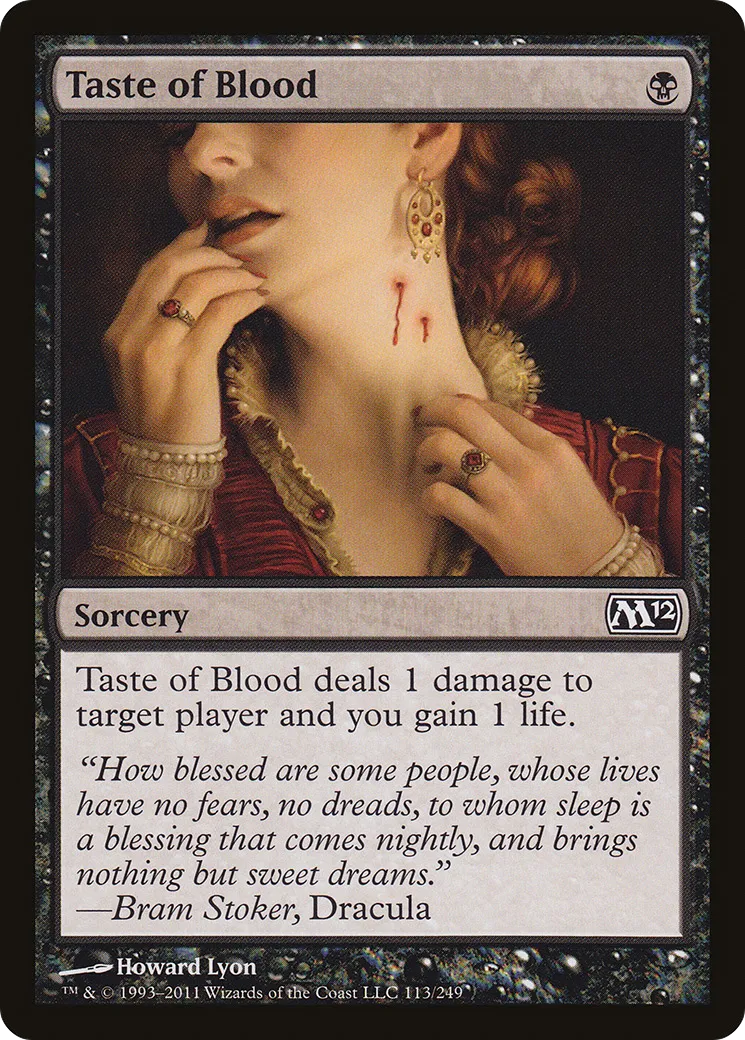 Taste of Blood — Magic 2012 — Magic: The Gathering