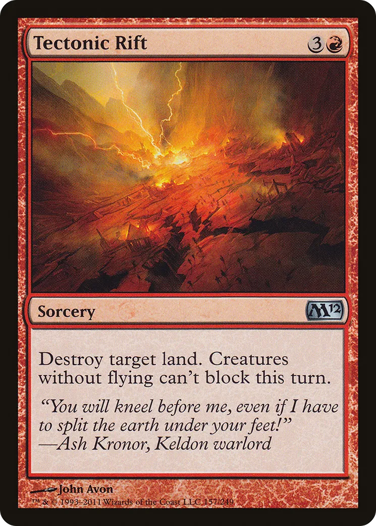 Faille tectonique — Magic 2012 — Magic: The Gathering