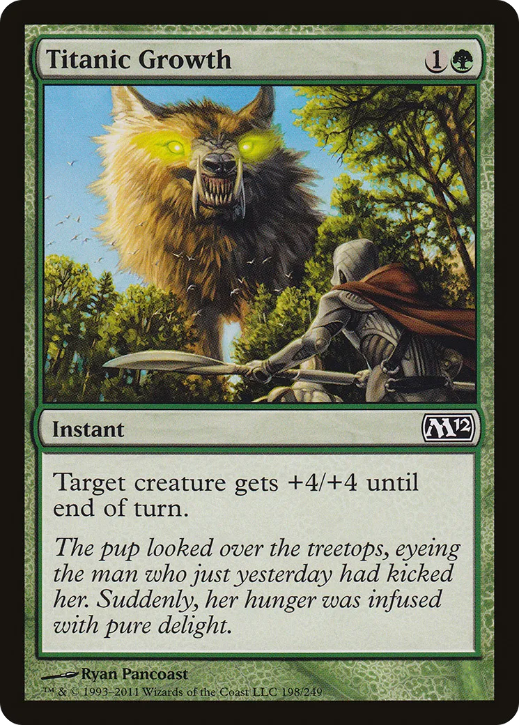 Titanic Growth — Magic 2012 — Magic: The Gathering