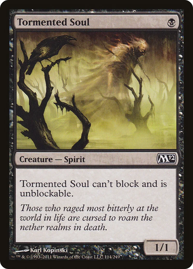 Âme tourmentée — Magic 2012 — Magic: The Gathering
