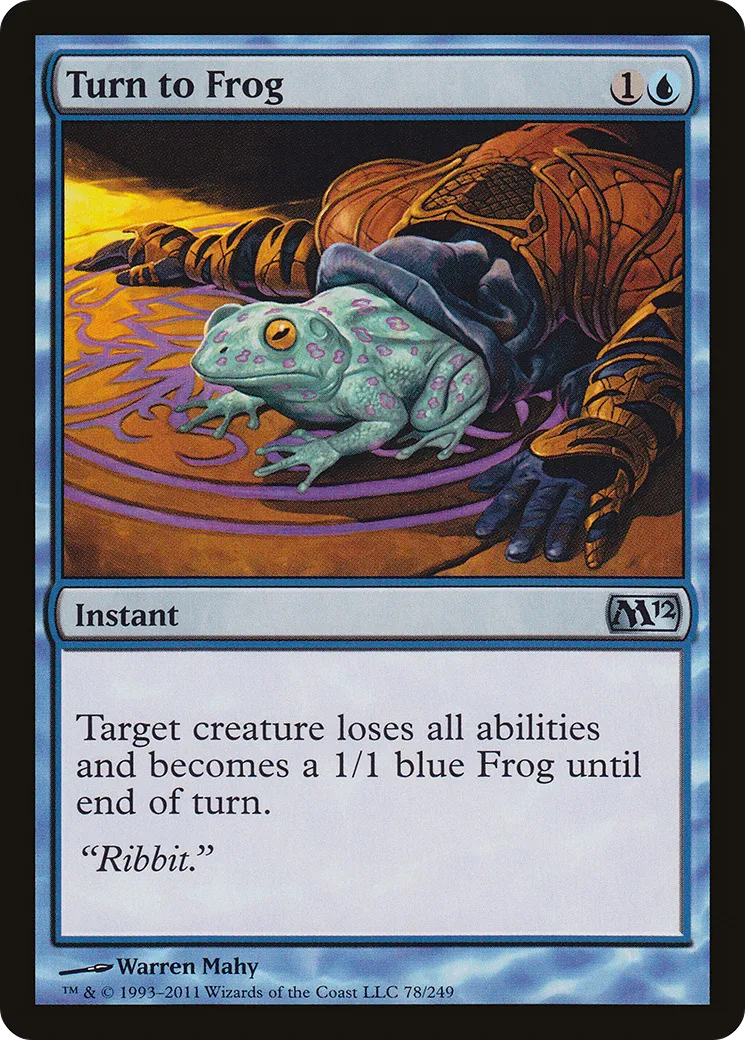 Turn to Frog — Magic 2012 — Magic: The Gathering