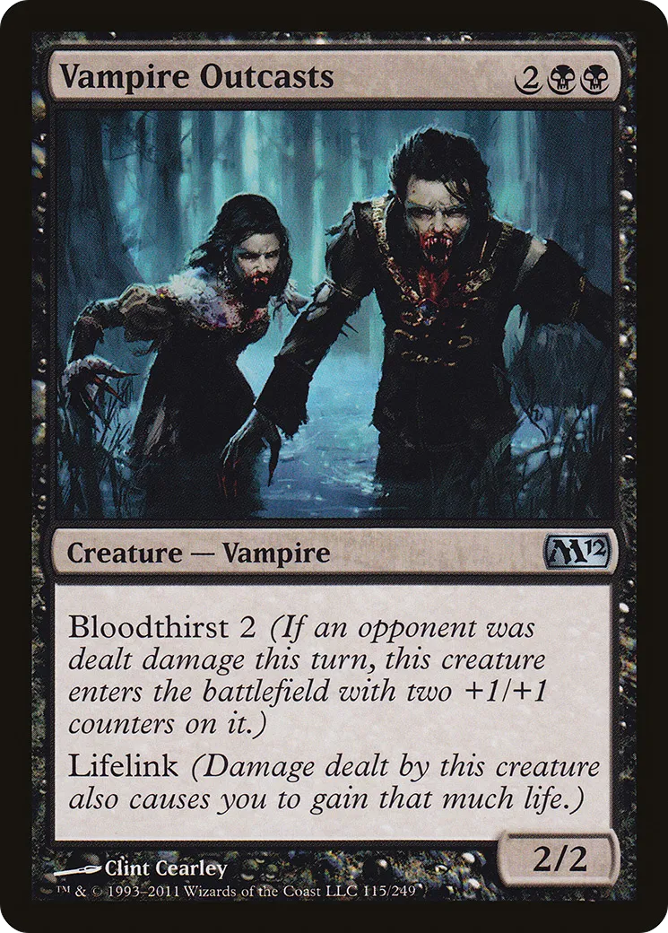 Vampire Outcasts — Magic 2012 — Magic: The Gathering
