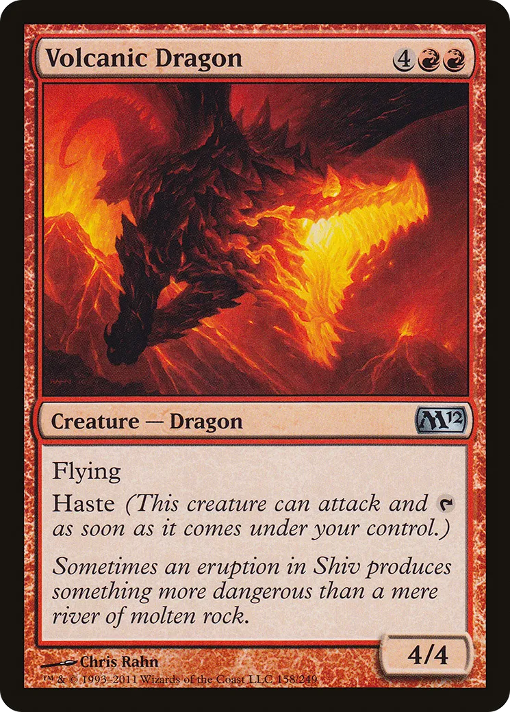 Volcanic Dragon — Magic 2012 — Magic: The Gathering