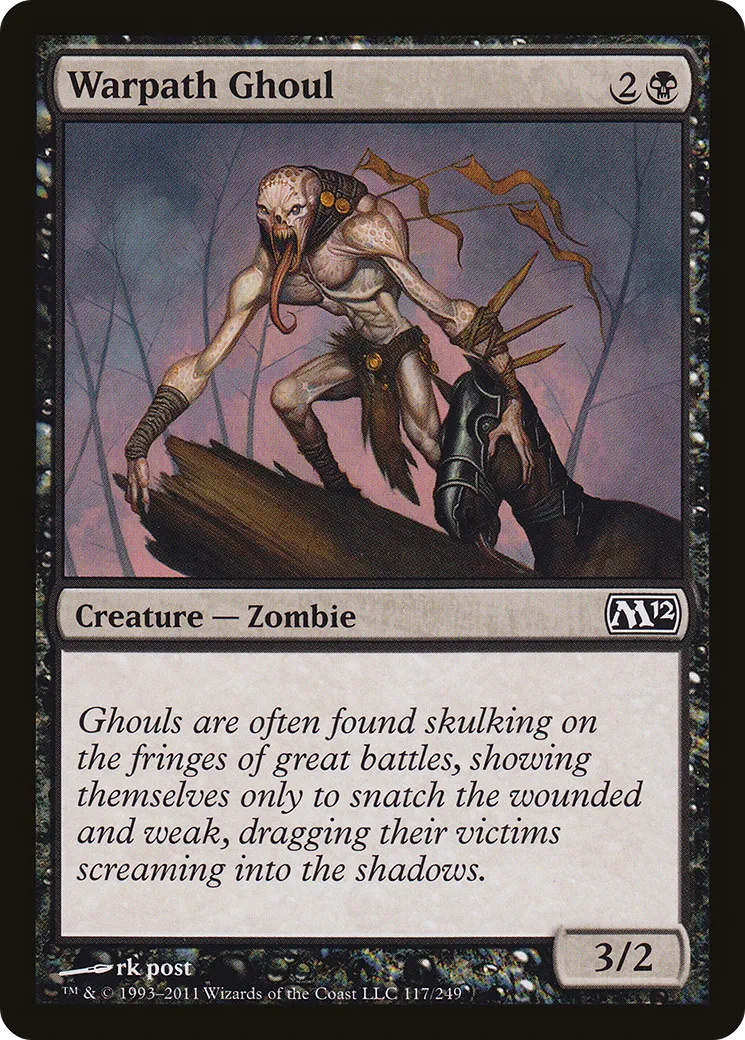 Warpath Ghoul — Magic 2012 — Magic: The Gathering