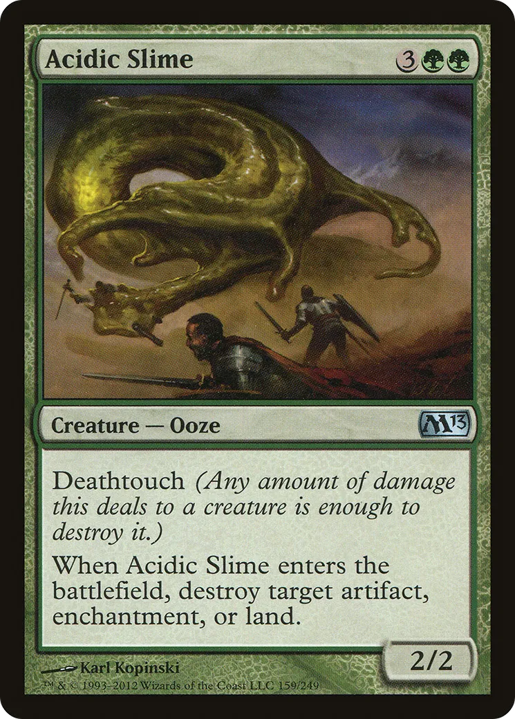 Acidic Slime — Magic 2013 — Magic: The Gathering