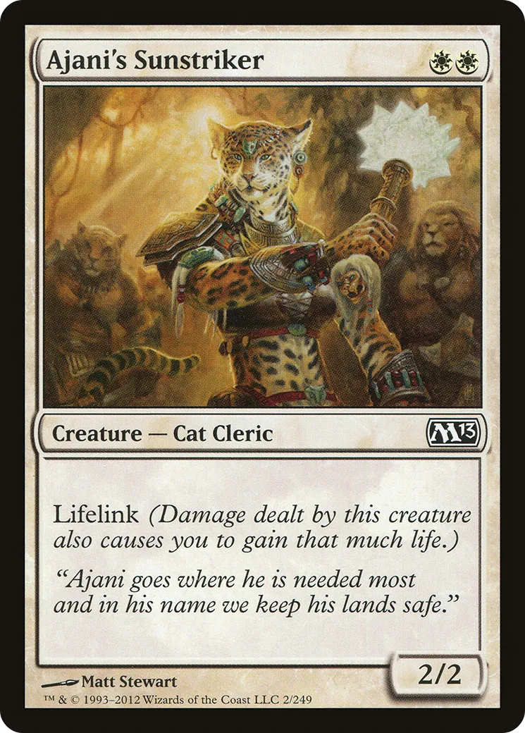 Ajani's Sunstriker — Magic 2013 — Magic: The Gathering