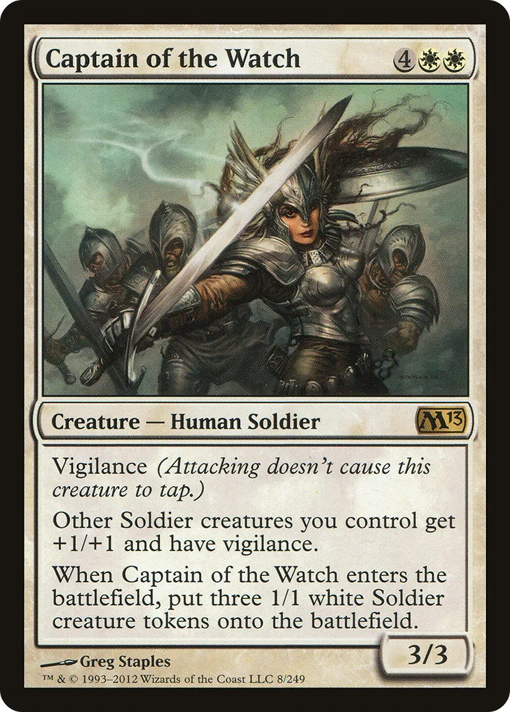Captain of the Watch — Magic 2013 — Magic: The Gathering