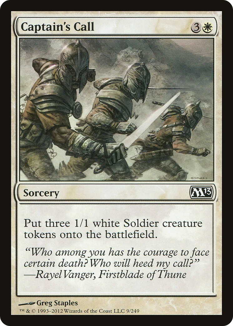 Captain's Call — Magic 2013 — Magic: The Gathering