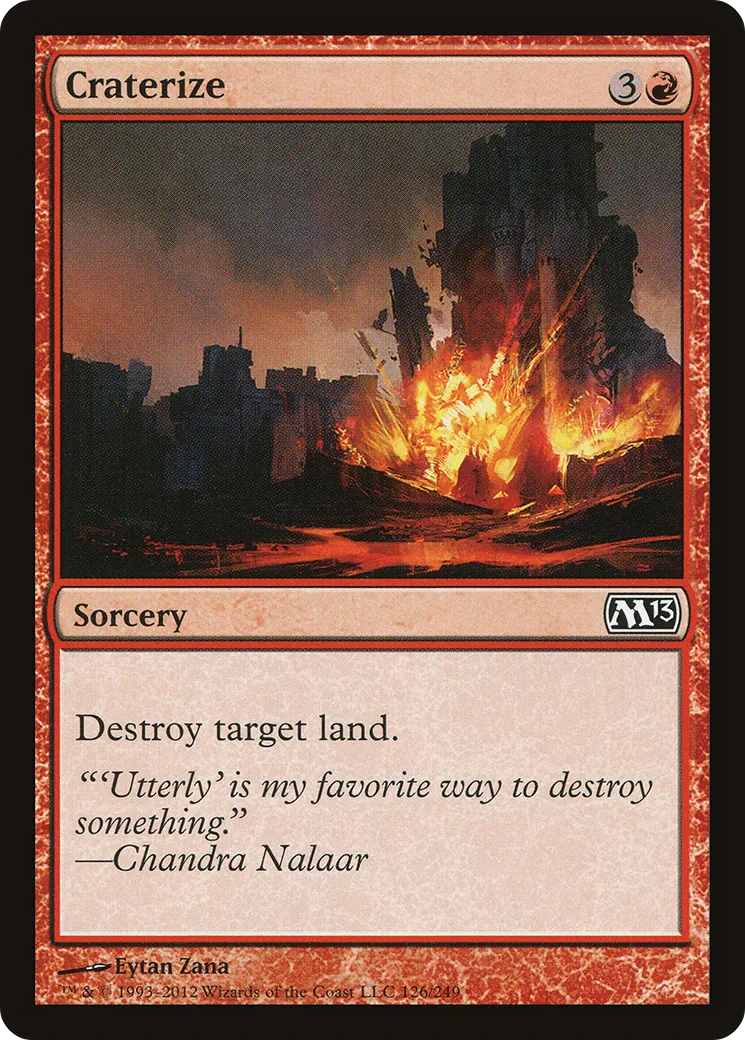 Craterize — Magic 2013 — Magic: The Gathering