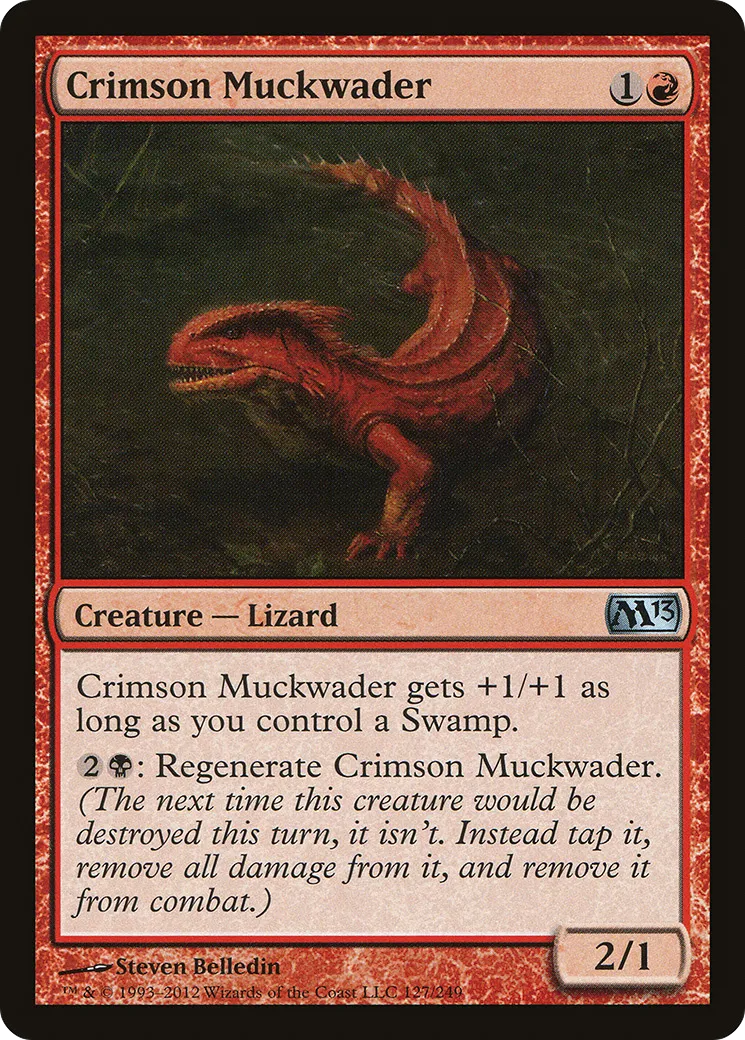 Pataugeur de boue pourpre — Magic 2013 — Magic: The Gathering