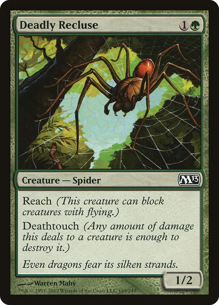 Deadly Recluse — Magic 2013 — Magic: The Gathering