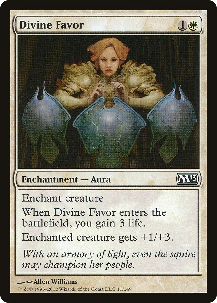 Divine Favor — Magic 2013 — Magic: The Gathering