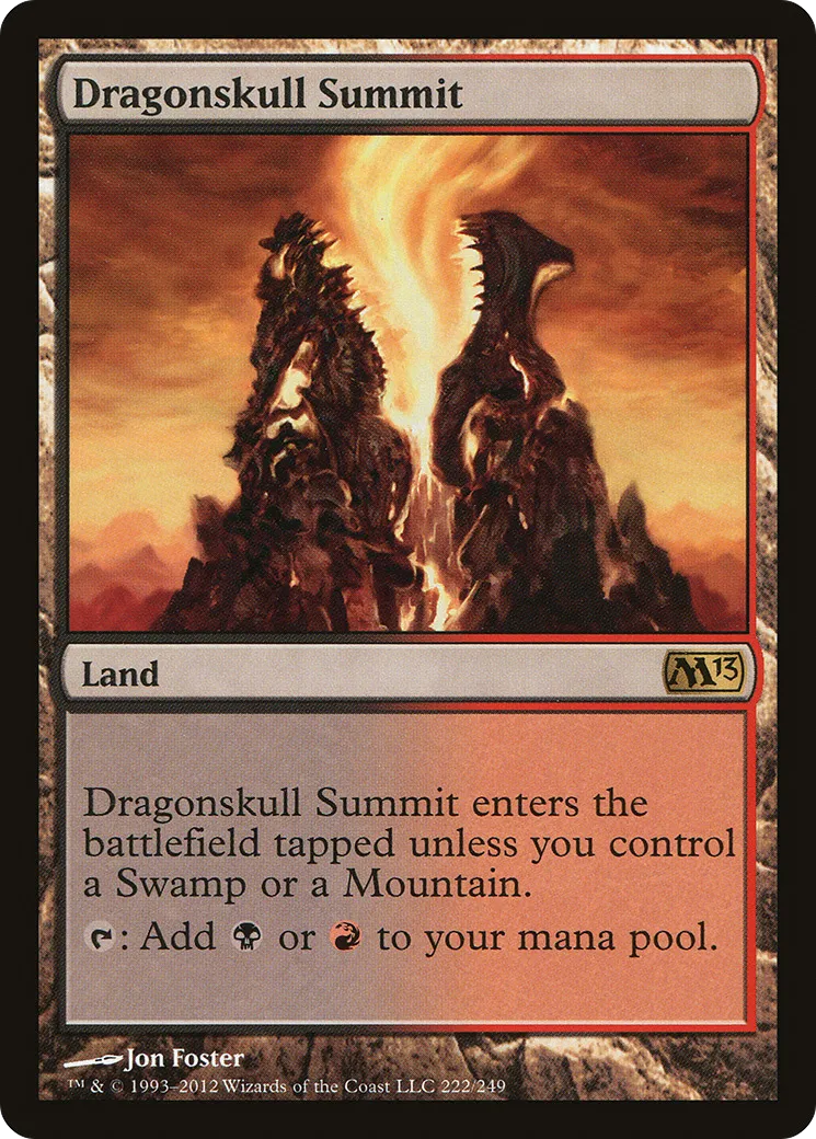 Sommet du Crânedragon — Magic 2013 — Magic: The Gathering