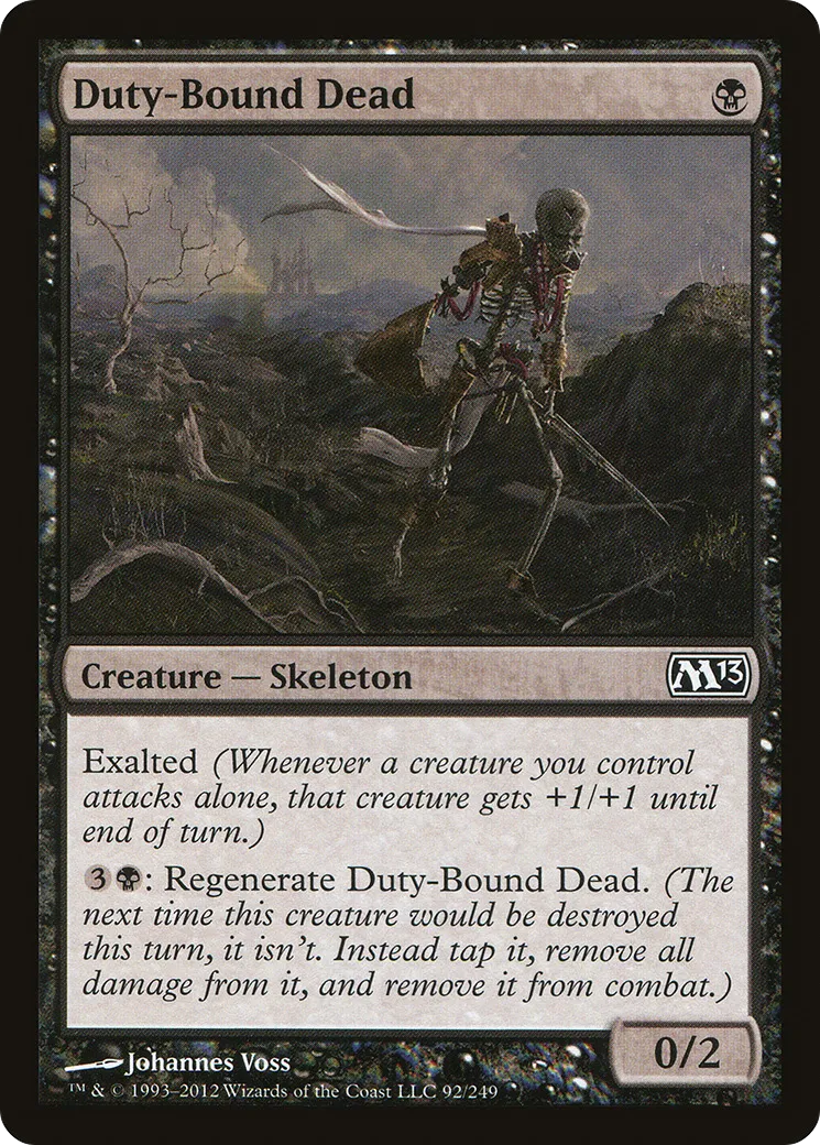 Duty-Bound Dead — Magic 2013 — Magic: The Gathering