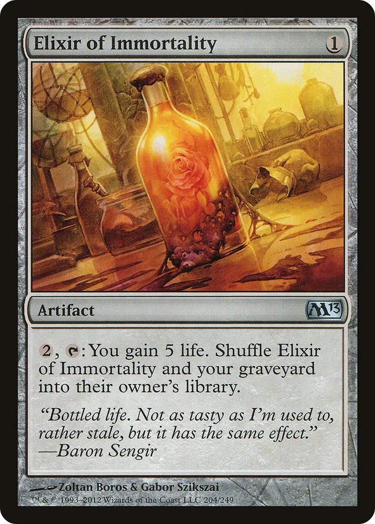 Elixir of Immortality — Magic 2013 — Magic: The Gathering
