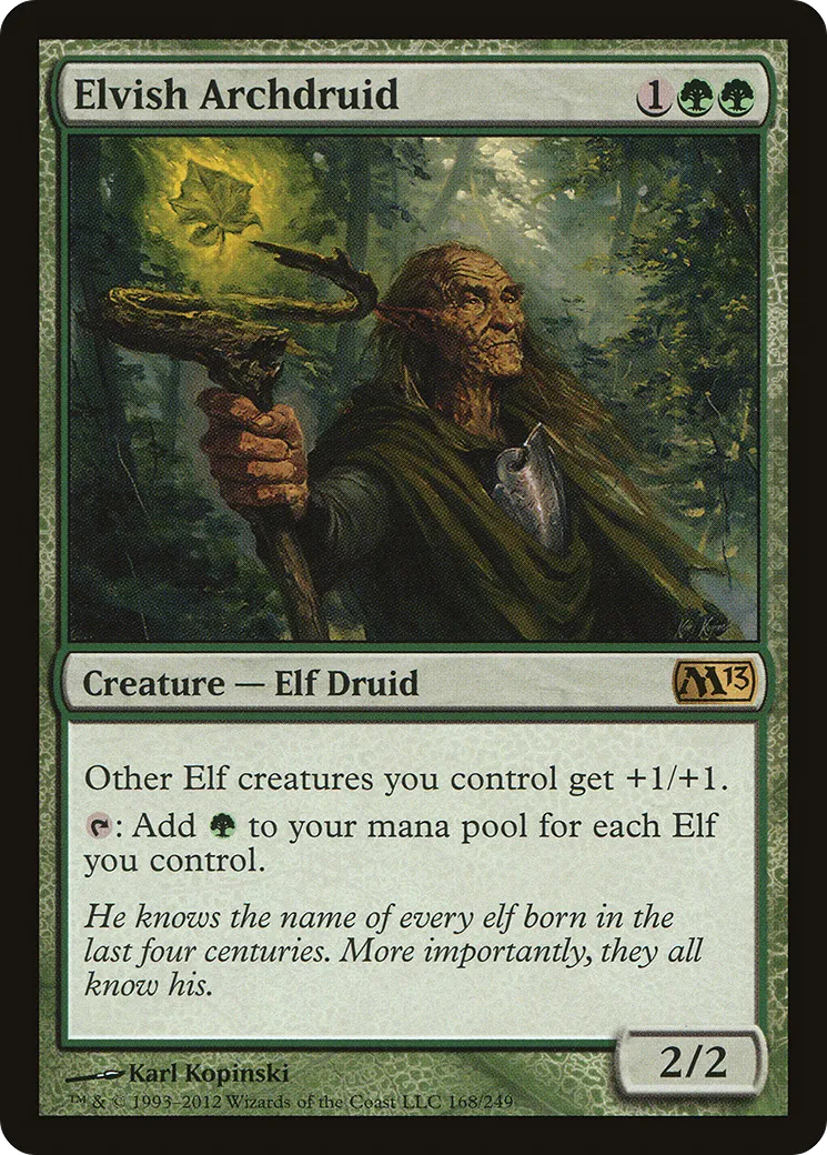 Elvish Archdruid — Magic 2013 — Magic: The Gathering